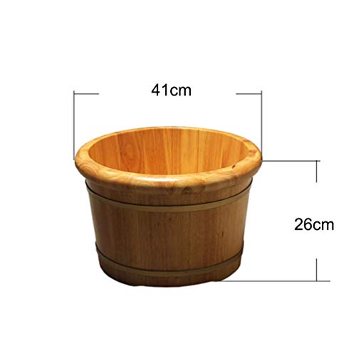 Cubeta de Madera para Baño de Pies, Barril de Roble miniatura 4