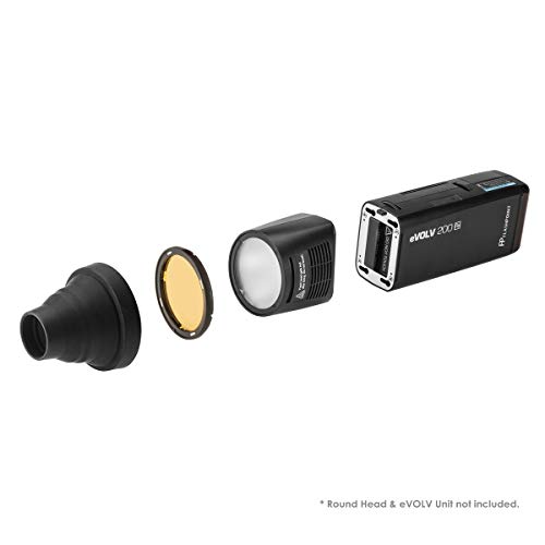 Flashpoint Zoom Li-On X R2 Ttl On-Camera Round Flash Speedlight For Canon (Godox V1) + Flashpoint R2 Pro Mark Ii 2.4 Ghz Wireless Flash Trigger For Canon + Round Head Flash Accessory Kit - Godox Ak-R1 #TOP7