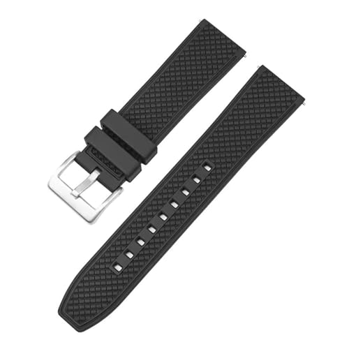 [ɂ] v~AO[htbfSXgbv 20mm 22mm FKM _CrONCbN[XEHb`ohuXbg IK [XEHb` V[}X^[ 300 Ή(Black-SL Buckle,22mm)