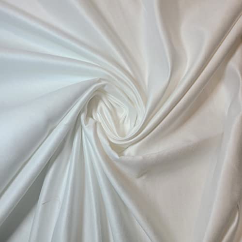 Textile Station - Tela suave de ante sintético (147,3 cm por metro), color blanco