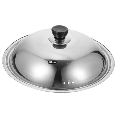 Mikikit Tapa para Sartén Multifunción Inoxidable de Resistente Sellador Accesorio Práctico para Cocina y Profesional