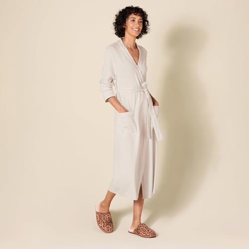 Amazon Essentials Women's Lightweight Waffle Full-Length Robe (Available in Plus Size)