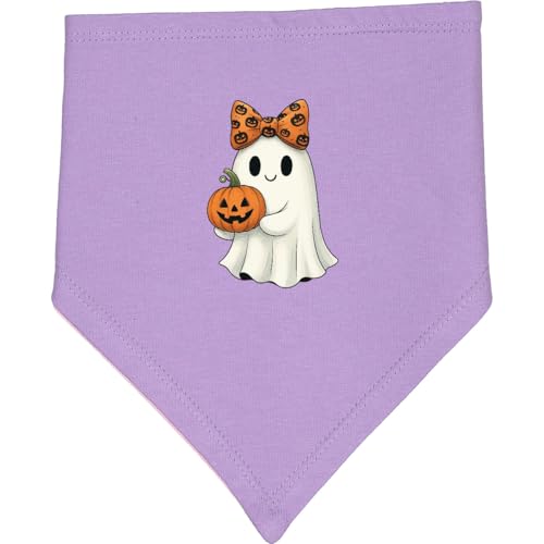 inktastic Halloween Pumpkin Girl Ghost Baby Bandana Bib