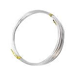99.99% Aluminum Wire - 6M Length, 0.9-1.2mm Diameter for DIY Crafts, Electronics, and Industrial Applications(1mm)