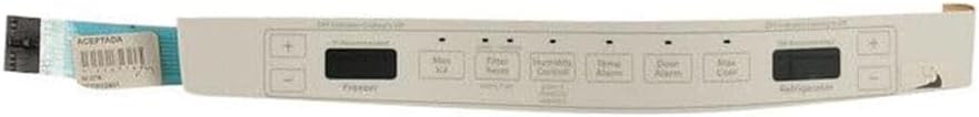Replace Part for OEM for Whirlpool W10632601 Refrigerator Overlay (vlpl-15555)