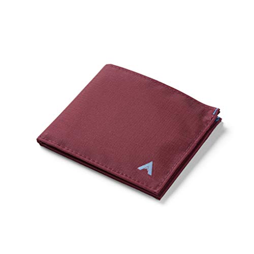 Image of Allett ID Wallet, Mulberry | Nylon, RFID Blocking | Slim Minimalist Bifold Wallet, Water Resistant, Durable, Thin, Front Pocket | Holds 4-12+ Cards, Cash