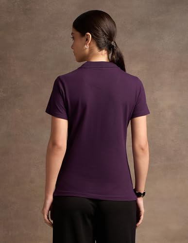 Image of U.S. Polo ASSN. Women's Cotton Regular Fit Solid Polo Shirt