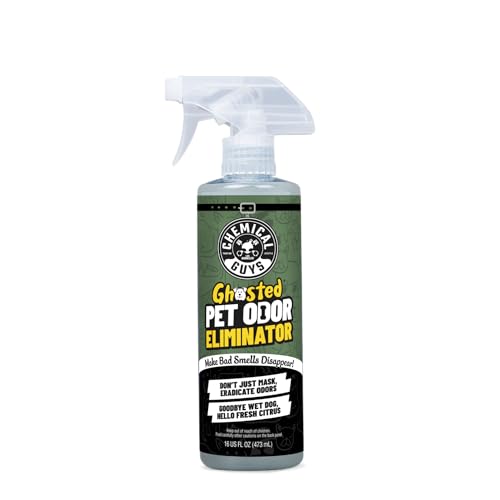 Chemical Guys Ghosted Pet Odor Eliminator 16 Oz Pet Smell Neutralizer for Car Interior, Carpet,...