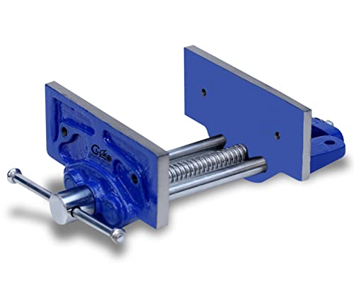 Image of GIZMO Woodworking Bench Vice, 6 Inch (152mm) Heavy Duty Professional Woodworker Vise Tool for Workbench, Universal Cast Iron DIY Wood Clamp