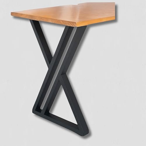 Image of Metal Legs for Table Dining Table Legs for Kitchen Industrial Style-Set of 2 (Z Shape)