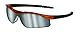 MCR Safety DL217 Dallas Safety Glasses with Nuclear Orange Frame and Silver Mirror Lens