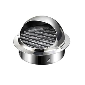 SBCC Edelstahl Wetterschutzkappe 170mm Außenwand Entlüftung