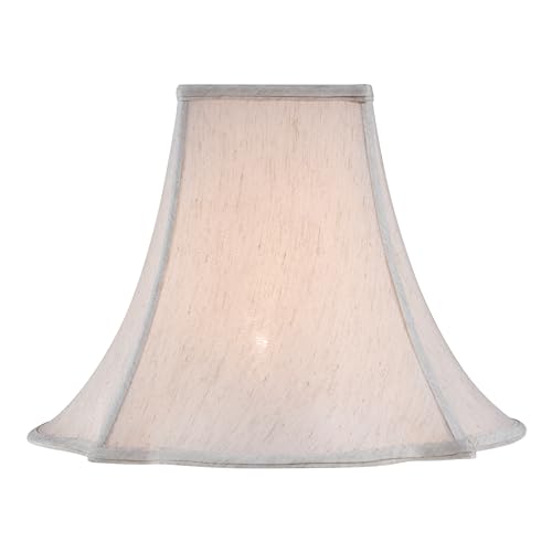 Image of Aspen Creative 34013 Handsewn Pagoda Spider Lamp Shade in Beige Linen Fabric (6 inch x 16 inch 12 inch)
