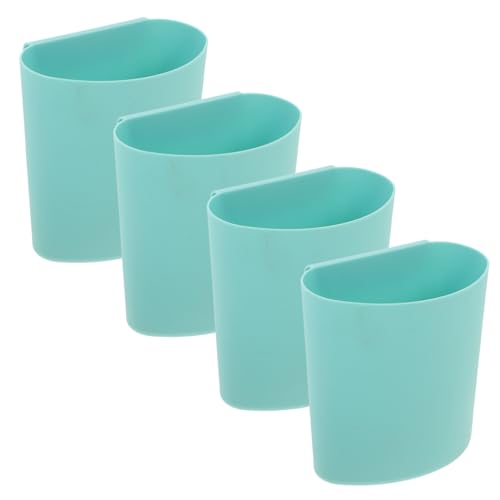 SHINEOFI 4 Piezas Cesta Colgante Cesta De Almacenamiento Canasta Colgante Manos Poseedor Tazas Colgantes Para Carro Rodante Organizador Colgante Cesta De Basura El Plastico Reutilizable