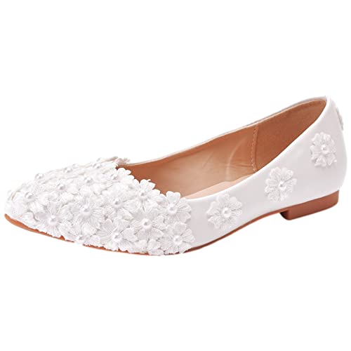 ANUFER Women's Pearl Ballet Flats