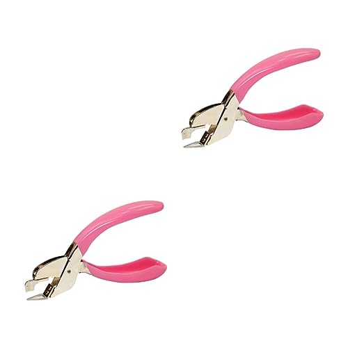 MAGICLULU 2pcs Handheld Stapler Remover Tool for Office School Staple Remover Clip