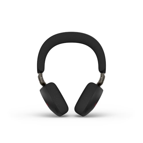 Image of Jabra Evolve3 75 UC Wireless Bluetooth Headset with Link390a USB-A Adapter, Active Noise Cancellation, AI Noise-Cancelling Microphones, Black