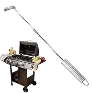 Generisch BBQ Asche Rechen-Hacke Edelstahl Kamin