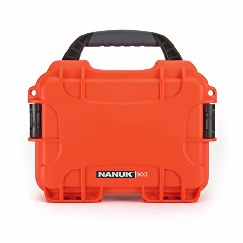 Nanuk 903 Small Waterproof Hard Case 9.1" x 6.8" x 3.8" - Orange (903-0003)