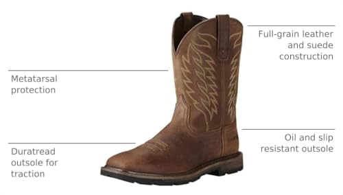 Image of Ariat Men's Groundbreaker Wide Square Toe Work Boots