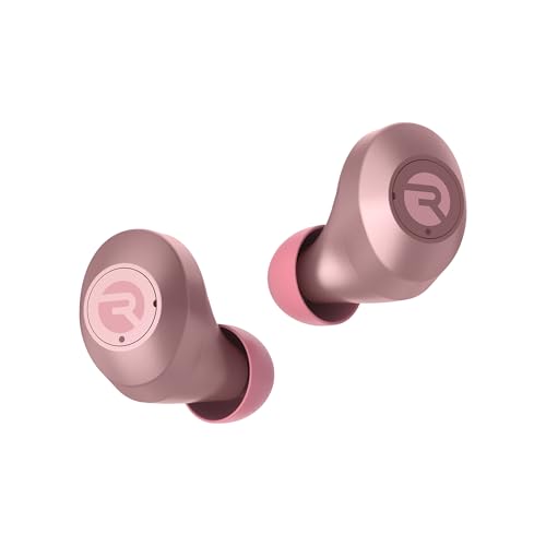 Image of Raycon Everyday Bluetooth Wireless Earbuds with Microphone - Active Noise Cancelling, Sweat & Water-Resistant Earphones, Ear Buds Wireless Bluetooth Up to 32 Hours Playtime (Rose Gold)