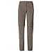 Produktbild VAUDE Wanderhose Damen Zip-off Farley Stretch III, braun - Größe 36 Lang, wasserdichte Outdoorhose Stretch, atmungsaktive Trekkinghose mit Gummizug, komfortabel, winddicht & schnelltrocknend