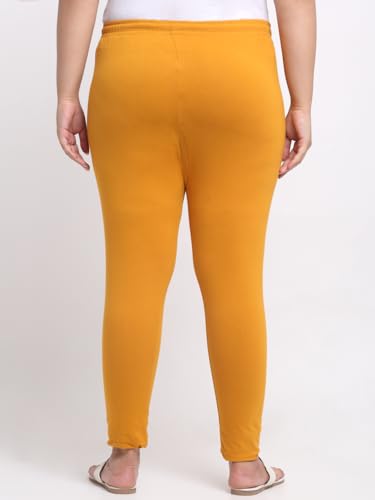 Image of Soft Cotton Ankle Lenght Solid Regular and Plus 35 Colours Leggings for Womens and Girls (Sizes :- M to 6XL)