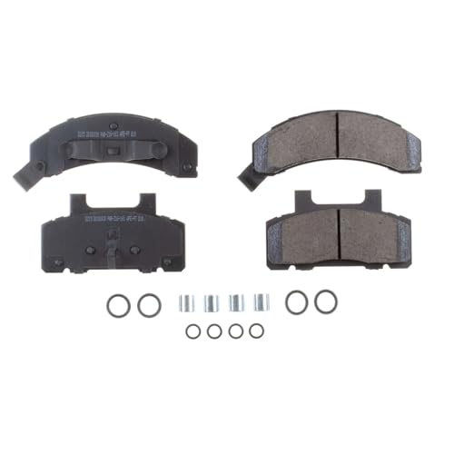 Image of PowerStop Front Brake Pads for Buick Century 1982-96 |Electra 1985-90 |LeSabre 1986-91 |Cadillac DeVille 1985-90 |Fleetwood 1985-90 - Z17 Ceramic Brake Pads with Installation Hardware, 17-215