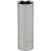Klutch Deep Socket - SAE, 15/16in. 1/2in.-Drive, 6-Pt.