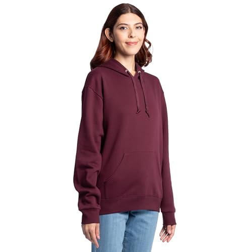 Image of Fruit of the Loom Men's Eversoft Fleece Pullover Hooded Sweatshirt, Moisture Wicking & Breathable
