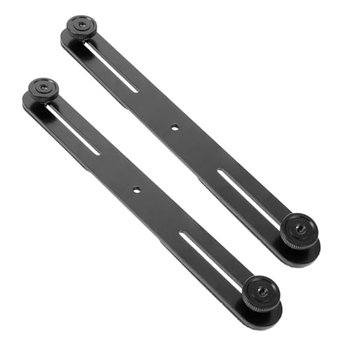 Soporte para Micrófono Doble y Flash con Barra de Extensión Metálica