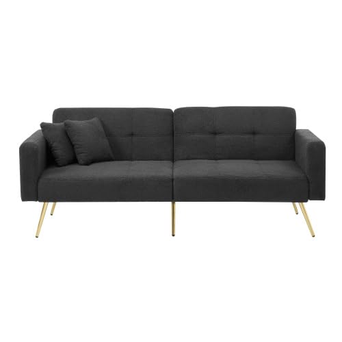 Konvertibles Polster-Loveseat mit Verstellbarer Rückenlehne und Robustem Rahmen – Klappbare Couch, Vielseitige Sitzlösung Optimal für Wohnzimmer, Wohnung und Home-Office