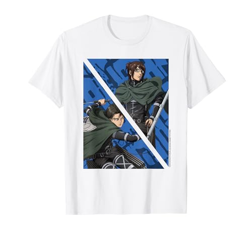 Attack on Titan Final Season - "Levi Ackerman & Hange Zoe" T-Shirt -  Super.Fans, T4E8Y9HGTST
