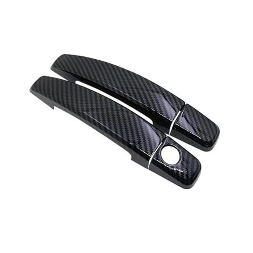 Autocollant poignée Opel Tigra B 2004-2009 en fibre de carbone