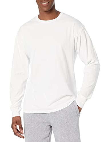Hanes Originals Long Sleeve Garment Dyed T-Shirt, 100% Cotton Tees for Men