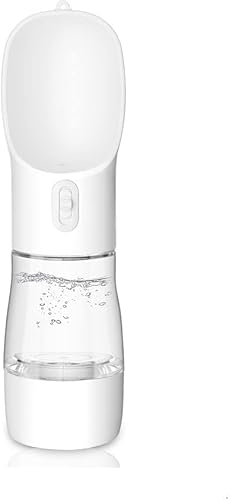 Miniatura 1 de Dispensador de botellas de agua para perros al aire libre, contenedor de alimentos a prueba de fugas para mascotas que salen, botella de agua