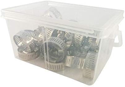 Industro 1/2 in. to 1-1/4 in. Stainless Steel Hose Clamps (25-Pack)