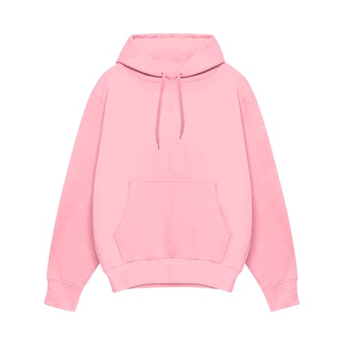 Ymosrh Men's Fashion Hoodie Soft Long Sleeve Solid Color Hooded Sweatshirts with Kangaroo Pocket Hoodies Pullover, S-4XL2