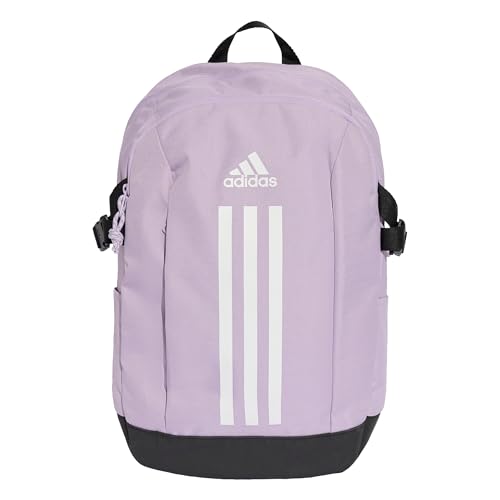 adidas Unisex Power Backpack, Powder Plum/White, One size