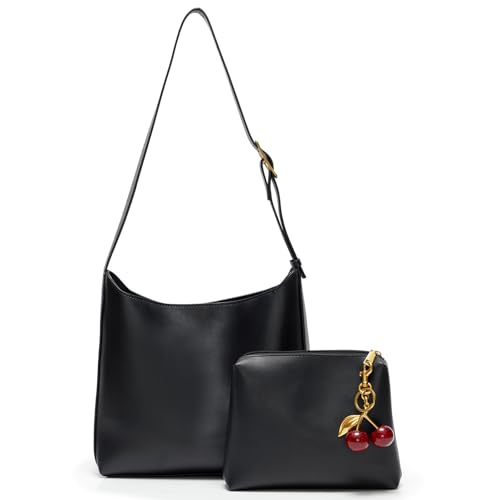Medium Vegan Leather Tote Bucket Bag