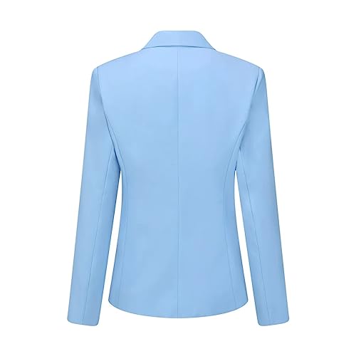 YUNCLOS Women's 2 Pieces Skirt Suit Set Long Sleeve Blazer Jacket and Pencil Skirt3