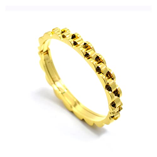 Pulseras Punk Lisas Brazaletes Brazalete Pulsera Joyería Hombres Acero Grandes Pulseras de Encanto Ancho Oro Plata Hormigón Hebillas de Cinturón S (Tamaño: Oro Rosa) (B Oro Plata) (B Blanco)