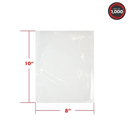 Ultrasource Vacuum Chamber Pouches, 8" X 10", 3 Mil (Box Of 1000) #TOP2