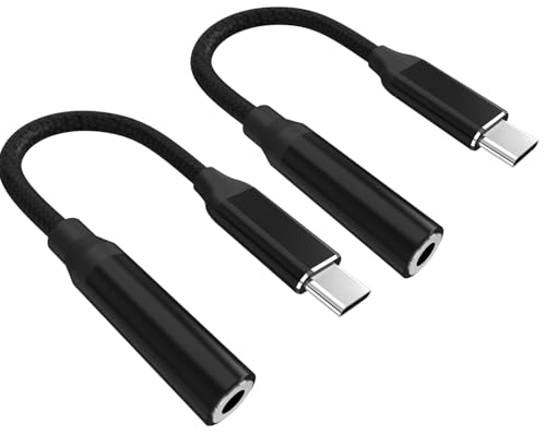 ^Cvc to 3.5mmCz ϊA_v^ 2 Type-C 3.5mm I[fBI ϊ DAC y//ʘb/ʒ CzWbNϊ Phone15/15 Pro/Pad/Android/Type CȂǋ@ɑΉiubNj