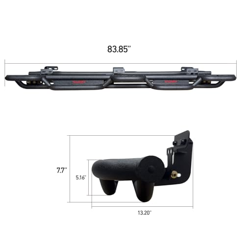 Estribos de acero para Dodge Ram 2010-2024 Cabina Crew miniatura 3