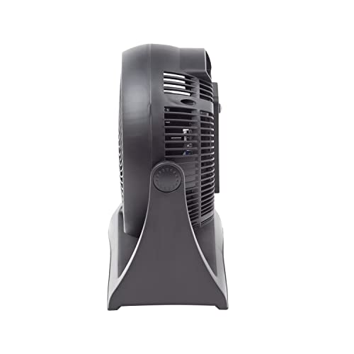 Comfort Zone Czhv8T 8” 3-Speed, Wall-Mountable Table Fan With 180-Degree Adjustable Tilt, Black #TOP6