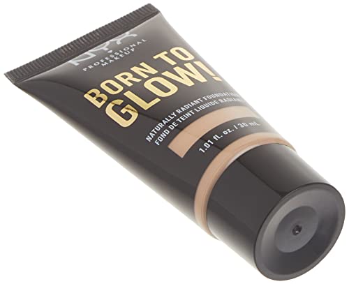 Nyx Professional Makeup Born To Glow Naturally Radiant Foundation, Medium Coverage - Light Ivory #TOP3