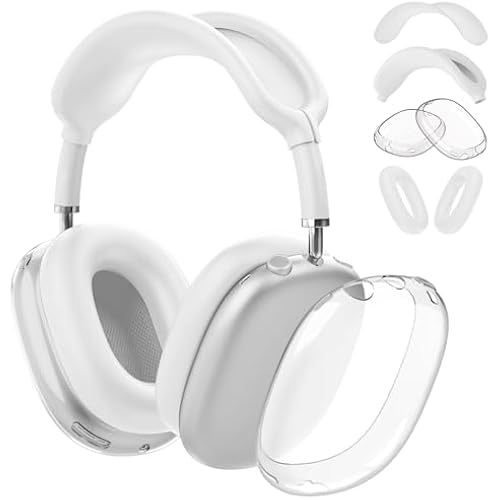 Fintie Case for AirPods Max 2 (2026) and AirPods Max 1 (2020/2024), Clear