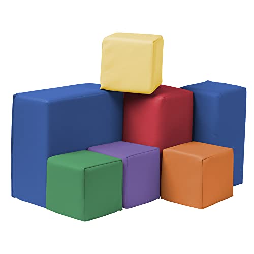 SoftZone Toddler Foam Blocks 7-Piece - Assorted