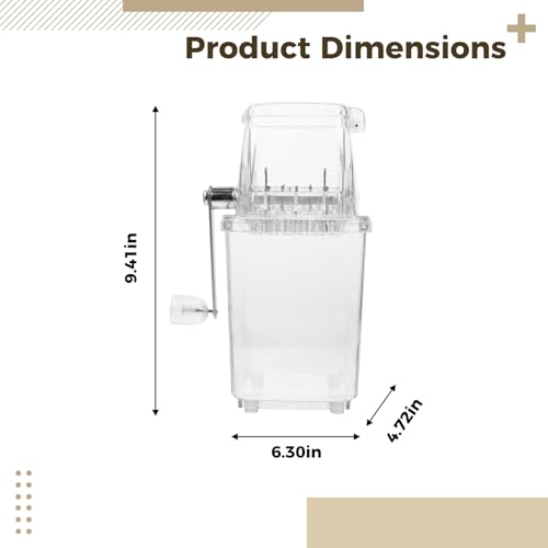 Corps transparent et usage domestique facile pour ce rasoir à glace - 4